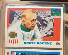 2001 Topps Archives #91 Knute Rockne Notre Dame Fighting Irish