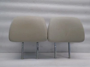 DK905238 03-05 SAAB 9-3 SEDAN FRONT LEFT & RIGHT SIDE HEADREST GRAY OEM - Picture 1 of 7