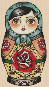 Bambola russa tabella punto croce contata n.8-475 - Foto 1 di 1