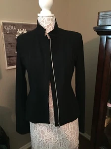 Schwarze Damenjacke Größe 6 von DNKY hergestellt in Italien - Bild 1 von 7