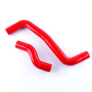 SILICONE RADIATOR HOSE PIPE KIT FOR TOYOTA COROLLA LEVIN AE101 4A-GE 95-00 RED - Picture 1 of 6