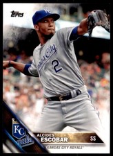 2016 Topps Alcides Escobar A Baseball Cards #287