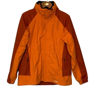 LL Bean Polartec The Weather Channel Fleece Lined Waterproof Jacket Mens SzL EUC - Picture 1 of 11