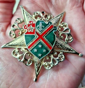 WW2 US Army Anstecknadel 29th Engineer Battalion Insignia Unit Crest Vintage - Bild 1 von 6