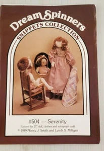 Dream Spinners Snippets Collection #504 Serenity 27" muñeca, ropa, edredón sin cortar - Imagen 1 de 4