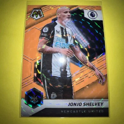2021-22 Panini Mosaic PL Orange Fluorescent Mosaic Jonjo Shelvey #188 - Image 1 of 2