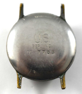 Vintage Elgin US OC-7763 Military 29.80mm Wadsworth Wrist Watch Case lot.x
