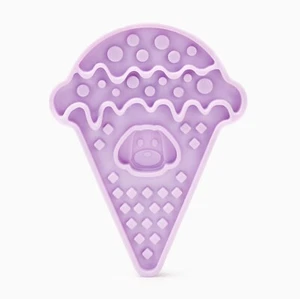 Ice Cream Cone Shaped Lick Mat - Picture 1 of 3