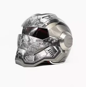 Casco de Moto Personalizado Iron Man Decoración Creativa Cumpleaños Casco Regalo - Imagen 1 de 18