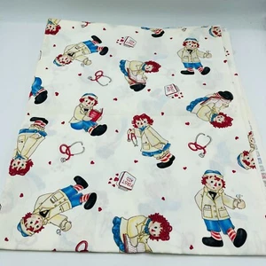 Daisy Kingdom Dr Ann & Krankenschwester Andy Raggedy Ann Andy 1,5 Yards Federn Baumwolle - Bild 1 von 11