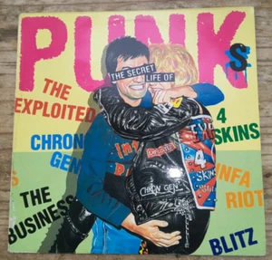 THE SECRET LIFE OF PUNKS 1982 UK VINYL LP EXPLOITED 4 SKINS BLITZ W/ ORIG FLYER - Bild 1 von 4