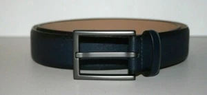 Alfani Men's Belt Faux Leather Navy Blue Size 30 - Picture 1 of 4