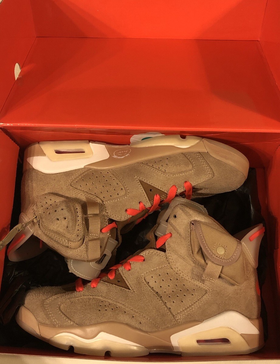 Jordan 6 Retro x Travis Scott Mid British Khaki | eBay Jordan 6 Retro x Travis Scott Mid British Khaki | eBay