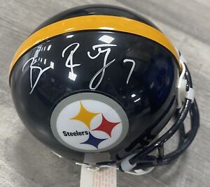 Ben Roethlisberger Hand-Signed Autographed Pittsburgh Steelers Mini Helmet JSA