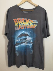 BACK TO THE FUTURE Movie T shirt Grey 4XL - Picture 1 of 7