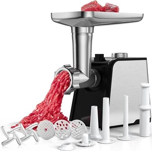 "3200W Electric Meat Grinder & Sausage Stuffer, Heavy Duty Mincer w/ Kit" - Picture 1 of 7