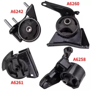 4Pcs Engine Motor & Auto Trans Mount for Geo Prizm 1.6L 1993 1994-1997 for A6258 - Picture 1 of 12