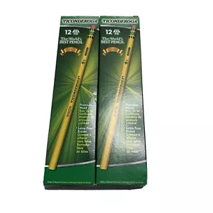 Dixon Ticonderoga Company Ticonderoga Pencil No 2 Soft-24 pencils - Picture 1 of 5