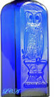 Old OWL DRUG Co bottle original GRANDPAPPY cobalt blue EFFERVESCENT SALTS bottle