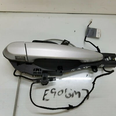 Manija de puerta exterior plateada trasera derecha BMW 328i 335I 2006-2011 fabricante original Foto 1 de 4