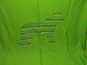 Crocs Safari Lion Green Baby Infant Blanket 100% Cotton Baby Shower Gift - Picture 1 of 4