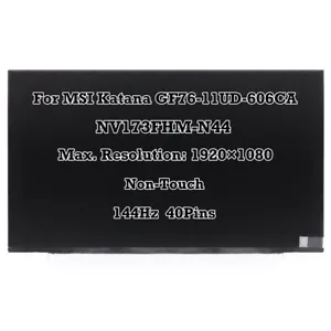 17.3'' 144Hz FHD IPS 40Pin LCD Display Screen for MSI Katana GF76-11UD-606CA - Picture 1 of 4