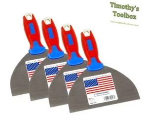 Warner 6" Flex Breit Messer mit Hammerkappe (American Pride Serie) 4er Pack - Bild 1 von 2