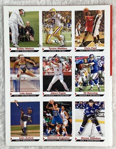 Seimone Augustus 2012 SPORTS ILLUSTRATED SI FOR KIDS CARD UNCUT SHEET SERIES 5