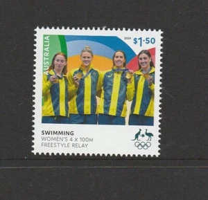 3.AUSTRALIA 2024 OLYMPIC GOLD - Women's Swimming 400 Freestyle 4 x 100 RELAY MNH - Picture 1 of 1