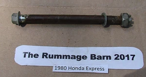 FRONT WHEEL AXLE with NUT ----------- 1980 HONDA EXPRESS NC50 - Picture 1 of 1