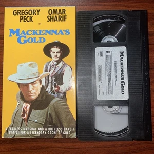 Mackenna's Gold (VHS 1988) Gregory Peck, Omar Sharif, Telly Savalas, Western - Picture 1 of 2