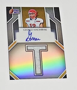 GEORGE MACINTYRE 2025 Pro Set Metal Surname Prospect Rookie RC Auto #d 7/25 - Picture 1 of 2