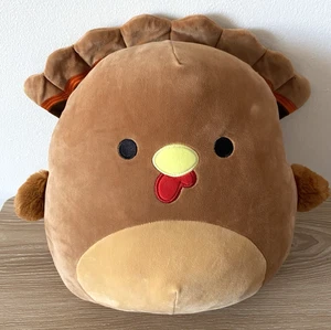 Squishmallows Terry the Turkey 12" Plush Thanksgiving Kellytoy Read - Picture 1 of 4
