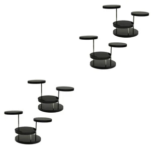  4 StückSchmuck-Ausstellungsstand AcrylRotating3 Schicht-Halskette - Bild 1 von 12