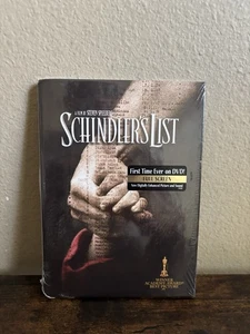 SCHINDLERS LISTE DVD Steven Spielberg 2004 Vollbild Brandneu Versiegelt - Bild 1 von 3