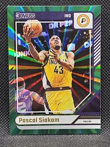 2024-25 Panini Donruss Pascal Siakam Indiana Pacers Green Laser Basketball - Picture 1 of 2