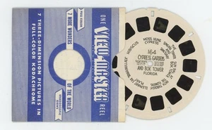 Cypress Gardens and Bok Tower Florida 1940's HL Style View-Master Reel 164 - Picture 1 of 1