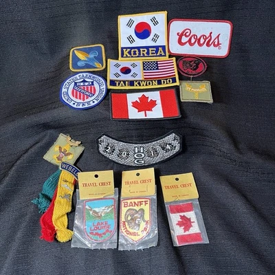 Assorted Patch Collection . Iron On And Sew On - Image 1 of 4
