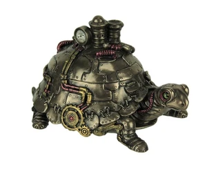 Scratch & Dent Amazingly Detailed Steampunk Tortoise Trinket Box - Picture 1 of 4