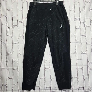 Nike Jordan Herren Schwarz All Over Jumpman Jogginghose Jogger Hose Männer Gr. XL - Bild 1 von 16