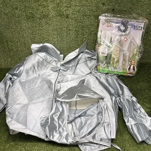 Costume Uomo Mago di Oz Tin Man, Argento Metallizzato Taglie Forti fino a 52 - Foto 1 di 6