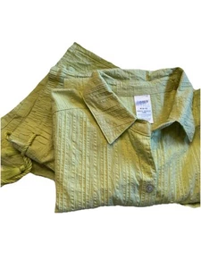 Nuevo sin etiquetas Conjunto de 2 piezas PJ Shorty Pijama Verde Claro Talla L 8-10 Ropa de dormir - Imagen 1 de 19