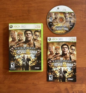 WWE Legends of WrestleMania (Xbox 360) Excellent CIB Complete &Tested Ships Fast - Picture 1 of 5
