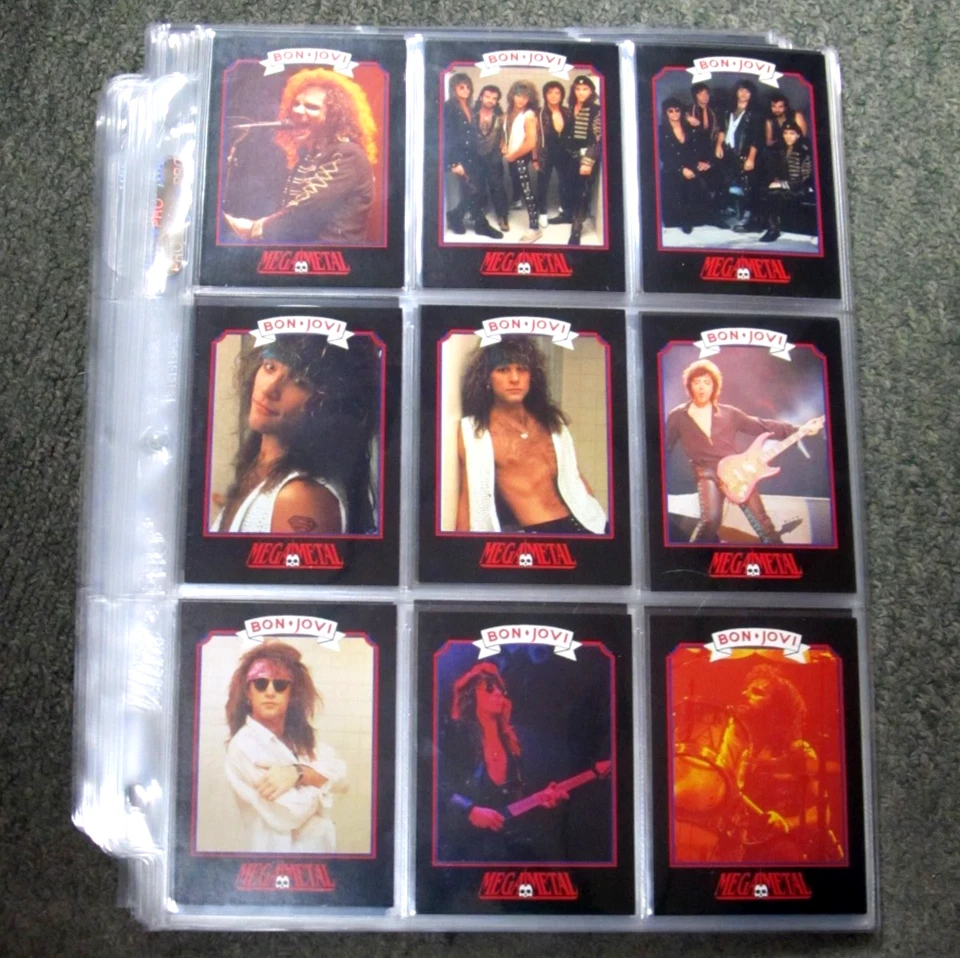 Juego de 150 cartas Impel Mega-Metal 1991 Iron Maiden, Judas Priest, casi nuevo/como nuevo en página Foto 1 de 1