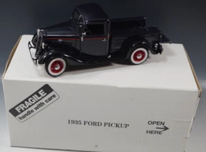DANBURY MINT 1935 FORD PICKUP TRUCK RED COLOR 1/24 SCALE DIE CAST MIB - Picture 1 of 10