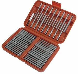 Juego de 50 brocas de seguridad extra largas Hex Star Torx spline - Imagen 1 de 1