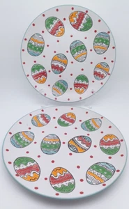 InHomestylez Spektrum Set 2 ""Osterei"" 10,75" Steinzeug Essplatten - Bild 1 von 9