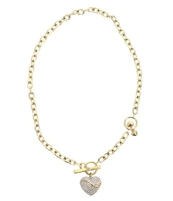 GUESS collana In My Heart Chain Necklace Yellow Gold - Immagine 1 di 3