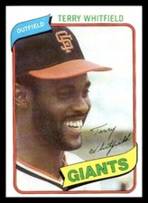 1980 Topps #713 Terry Whitfield San Francisco Giants Baseball card