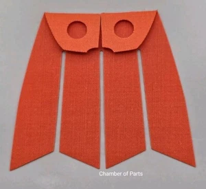 LEGO Minfigure Body Wear NEW Cape Cloth Orange 4 Scalloped Strips Traditional - Picture 1 of 2